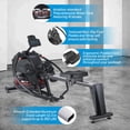 thumbnail image 5 of Rowing Machine, Magnetic Rowing Machine with 16 Levels of Quiet Dual Slide, Rowing Exercise Equipment for Home Use, App Compatible, 350lb Weight Capacity, 5 of 8
