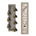 thumbnail image 1 of TrendyDecor4U V432-MPV-779SG "Come On In" 2-Piece Vignette with 7-Peg Mug Rack by Millwork Engineering, Taupe Frame, 1 of 1