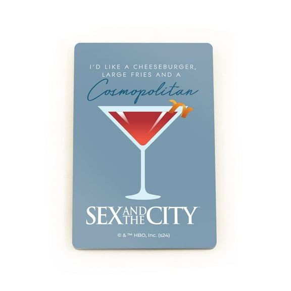 Sex and the City (Cosmopolitan) Hardboard Rectangle Magnet