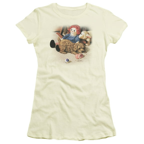 Wildlife Fun And Games Junior Women's T-Shirt Sheer Cream