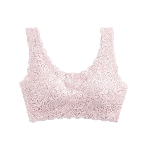 Sports Bra for Women Comfortable Bras for Women Summer New Seamless Sexy Lace Bra Gathered Women's Detachable Chest Pad Vest Style Sports Underwear Women