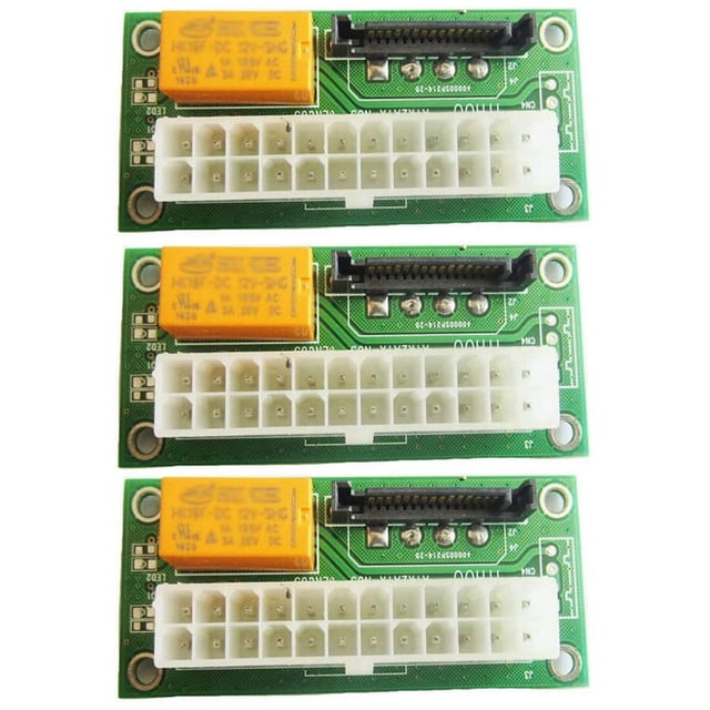 3X Placa de Alimentación PSU Dual Adaptador de Fuente de Alimentación MúLtiple Add2Psu