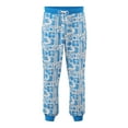 thumbnail image 5 of No Boundaries Men's Lounge Joggers, Tropical Graphic Print Pajama Pants, Sizes S-XL, 5 of 5