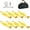 8 piece set-Yellow, variant on Anti Slip Chains Auto Traction Chains Efficient Car Snow Chains for Vehicles Ensuring Safe Travel on Slippery Road