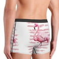 thumbnail image 3 of Goofa Flamingo Printed Men's Boxer Briefs Underwear, Moisture-Wicking Underwear, Trunk,Soft and Breathable Cotton Underwear-Medium, 3 of 9