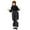 Black, variant on ibiyuan Girls Ski Pants Winter Warm Thick Snowboard Insulated Thermal Snow Pants for Kids Outdoor Activities Green,13-14Years