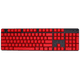 thumbnail image 1 of Teclado mecánico Universal Keycap, OEM Height, ABS PBT 104 Key English Character Translucent Keycap Adepaton LRWJ374-4, 1 of 2