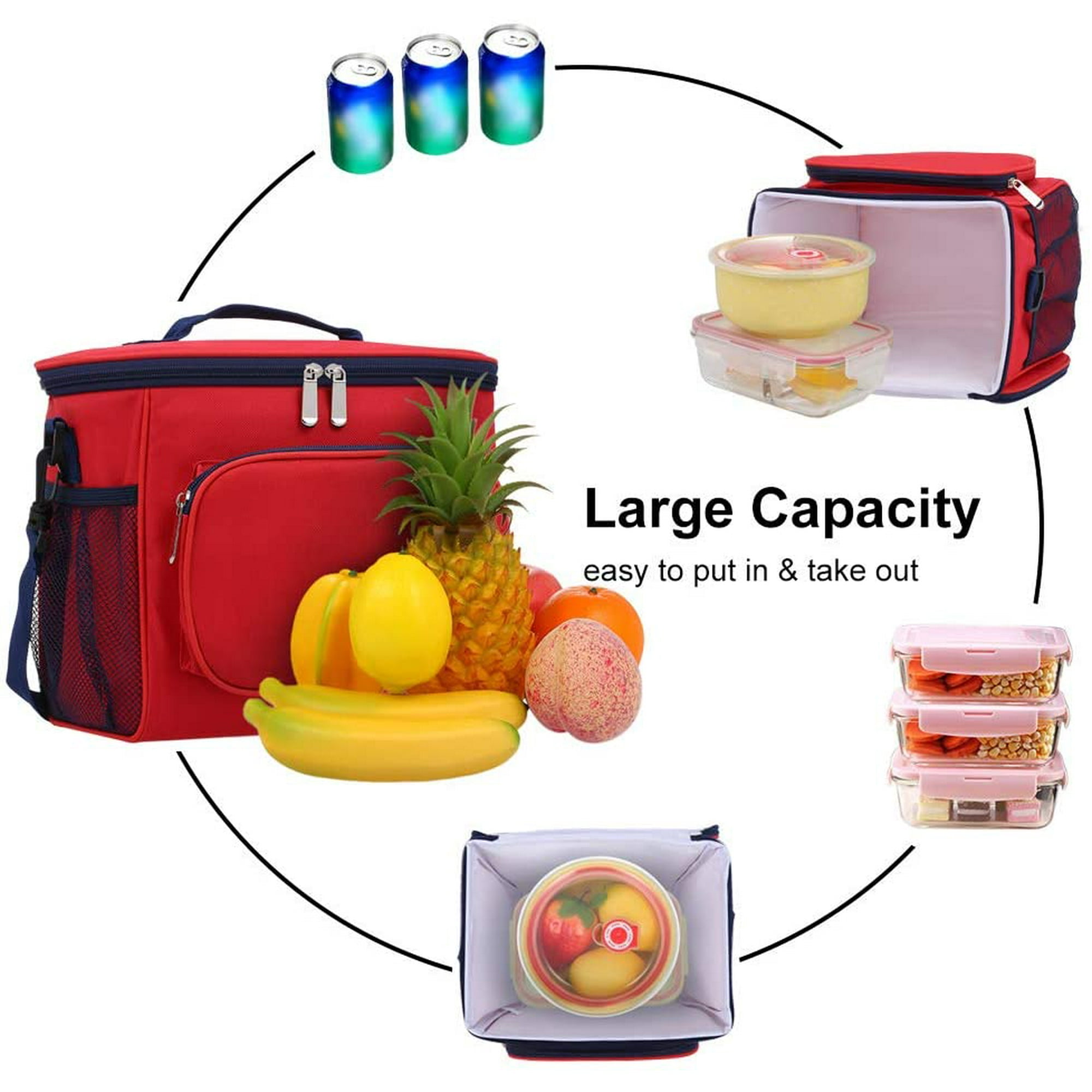 Sac à Déjeuner Isotherme En Forme D'ananas Pour Homme Et Femme