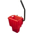 thumbnail image 6 of Carlisle 8690405 Red 35 Quart Mop Bucket with Side Press Wringer, 6 of 8