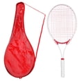 thumbnail image 1 of Raqueta de tenis Raqueta de tenis Mango resistente a la amortiguación Tamaño de agarre de interior 3cm con bolsa de transporte para el entrenamiento Rojo, 1 of 8