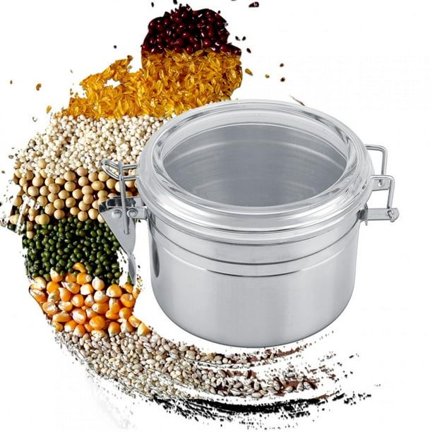 Contenedor de café EOTVIA de Acero inoxidable sellado al vacío 800ml Color plata