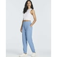 thumbnail image 6 of Real Essentials 3 Pack: Women's Ribbed Lounge Jogger Cuffed Yoga Sweatpants with Drawstring & Pockets (Available in Plus), 6 of 7