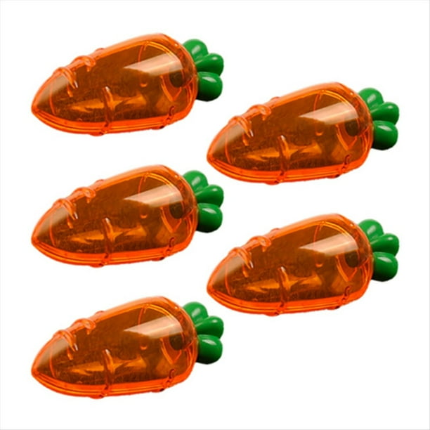 Caja de Dulces de Zanahorias de Plástico Transparente de Pascua de 5 Piezas Decoraciones Creativas de Caja de Regalo de Pascua C