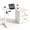 White, variant on NORTHSKY Small Electric Standing Desk with Drawers, 32 x 18 Inches Sit Stand Desk with Storage, Height Adjustable Small Computer Desk, 3 Memory Preset, 1 Hook, Cable Management, White