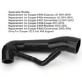 thumbnail image 3 of Silicone Intake Boost Hose for  S R56 Turbo Boost, Excellent Airflow, Enhanced Engine Sound, Exceptional Value, With 4Layer Structure, Polyester Mesh Cloth, for, 3 of 7