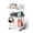 3Tier-White, variant on 3 Tier Rolling Cart Organizer,Laundry Room Bathroom Organizers and Storage Office Shelves Mobile Shelving Unit Kitchen Trolley Cart with Wheels for Art,Craft,Diaper,Bedside,Snack(Black)