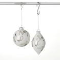 thumbnail image 6 of 5"H & 4"H Sullivans White Silver Noel Christmas Ornaments Set of 2, 6 of 6