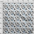 thumbnail image 3 of oneOone Viscose Chiffon White Fabric Sports Dress Material Fabric Print Fabric By The Yard 42 Inch Wide-aB, 3 of 5