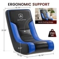 thumbnail image 2 of CLOUDREST PRO Floor Gaming Chair for Teens, Video Game Rocker Chair for Bedroom, Game Room, 2 of 9
