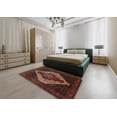 thumbnail image 4 of Ahgly Company Indoor Rectangle Traditional Sienna Brown Persian Area Rugs, 7' x 9', 4 of 6