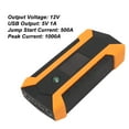 thumbnail image 3 of Jump Starter Power Pack, 1000A Batería de Coche Booster Jump Starter Con Linterta LED Pantalla LCD Puertos USB 3.0, Jump Pack Para Vehículos de 12 V, 3 of 7