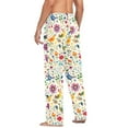 thumbnail image 3 of FORMRS Mens Pajama Pants with Pockets Sleepwear Lounge Bottoms Sizes S-2XL, Purple Cartoon Animals, 3 of 7