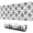 White Floral Skull-1, variant on Long Mouse Pads for Desk,White Gothic Hand Butterfly Pattern Desk Mats on Top Of Desks, Desk Mouse Pad Extra Large with 3mm Non-Slip Base and Stitched Edge for Gaming,Office,Work,Home 31.5"x11.8"