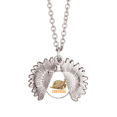 thumbnail image 1 of Collier Pendentif Tournesol Tortue Terre Dure avec Médaillon, 1 of 3