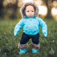 thumbnail image 2 of The Queen's Treasures 15 Inch Doll Clothes Designed for Use with Bitty Baby Dolls, Blue Snow Suit Jacket, Pants, Mittens, and Boots, Compatible with American Girl's Bitty Baby Twins, 2 of 5