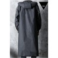 thumbnail image 6 of Men Waterproof Long Rain Coat Hooded Rain Coat Black Trench coat Jacket Outdoor Hiking, 6 of 7