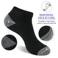 thumbnail image 3 of LOOIKOOS 10 Pairs Women Cushioned Ankle Socks, Athletic Running Low Cut Comfort Casual Sports Socks, 3 of 6