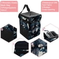 thumbnail image 2 of Wolf Foldable Car Trash Can with Lid, Leak-proof Hanging Storage Bag - Car Garbage Can, Trash Can for Car, Car Trash Bin, 2 of 6