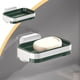 thumbnail image 5 of Organización Y Almacenamiento Caja de Jabón de Baño, Estante de Jabón de Baño para el Hogar, Materiales Impermeables Y Fáciles de Limpiar, Instalación de Estilo Moderno, Múltiples Colores para Elegir, 5 of 6