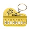 thumbnail image 4 of Mini llavero para micro piano electrónico, accesorios, mini piano funcional real Dorado, 4 of 9