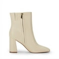 thumbnail image 2 of DREAM PAIRS Women's Ankle Boots with Side Zip, Block Heel, Classic Chic Style for Work & Casual Outfits, 2 of 5