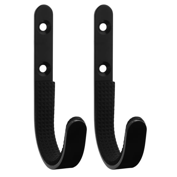 OUNONA 2pcs Utility Hooks Garage Wall Hooks Heavy Duty Hanging Hooks Garage Storage Organizer Wall Mount Hooks For Bulk Items Power Tools Ladders Bikes Ropes