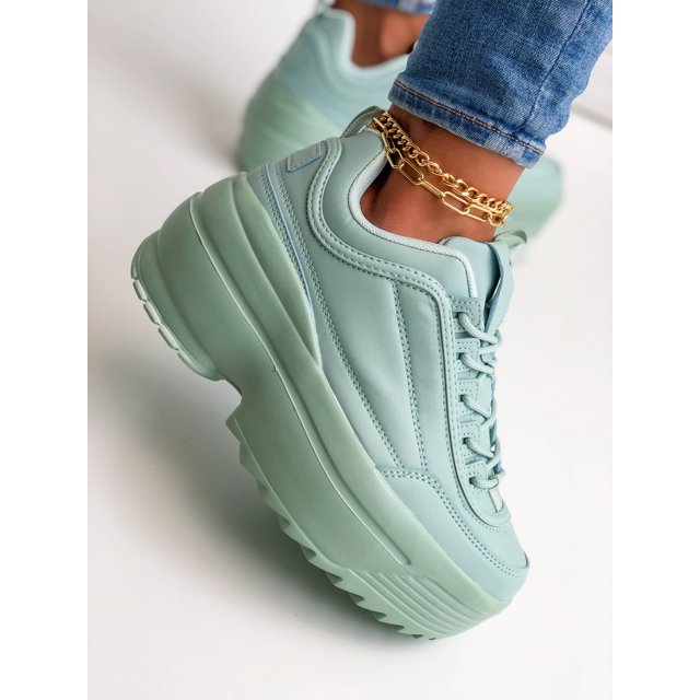 Tenis Sneakers Casual para Dama Hanna MX Kate Neon Yellow