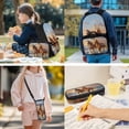 thumbnail image 3 of Yspwyqan Boys Backpack and Lunch Box Set, Sunset Beach Running Horse Backpack Set Kids Boys 4 Piece, Lightweight Double Zip Trendy School Bag for Elementary Middle, 3 of 7