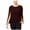 Red - burgundy, variant on Kobi Womens Cape Knit Sweater, Red, Small