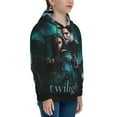 thumbnail image 4 of The Twilight Saga Teen Boys Girls Hoodies 3D Printed Hooded Sweatshirts for Kids Long Sleeve Casual Unisex Pullovers with Pockets, 4 of 8