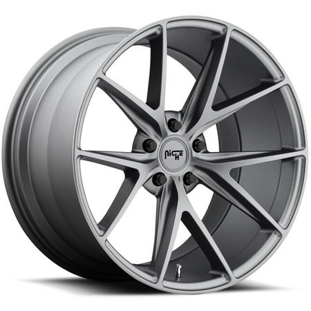 Niche M116 Misano 19x8.5 5x112 +42mm Gunmetal Wheel Rim 19" Inch