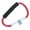 Pink, variant on 7 Inch Jumbo Aluminum Carabiner Hiking Cushion Grip - Silver