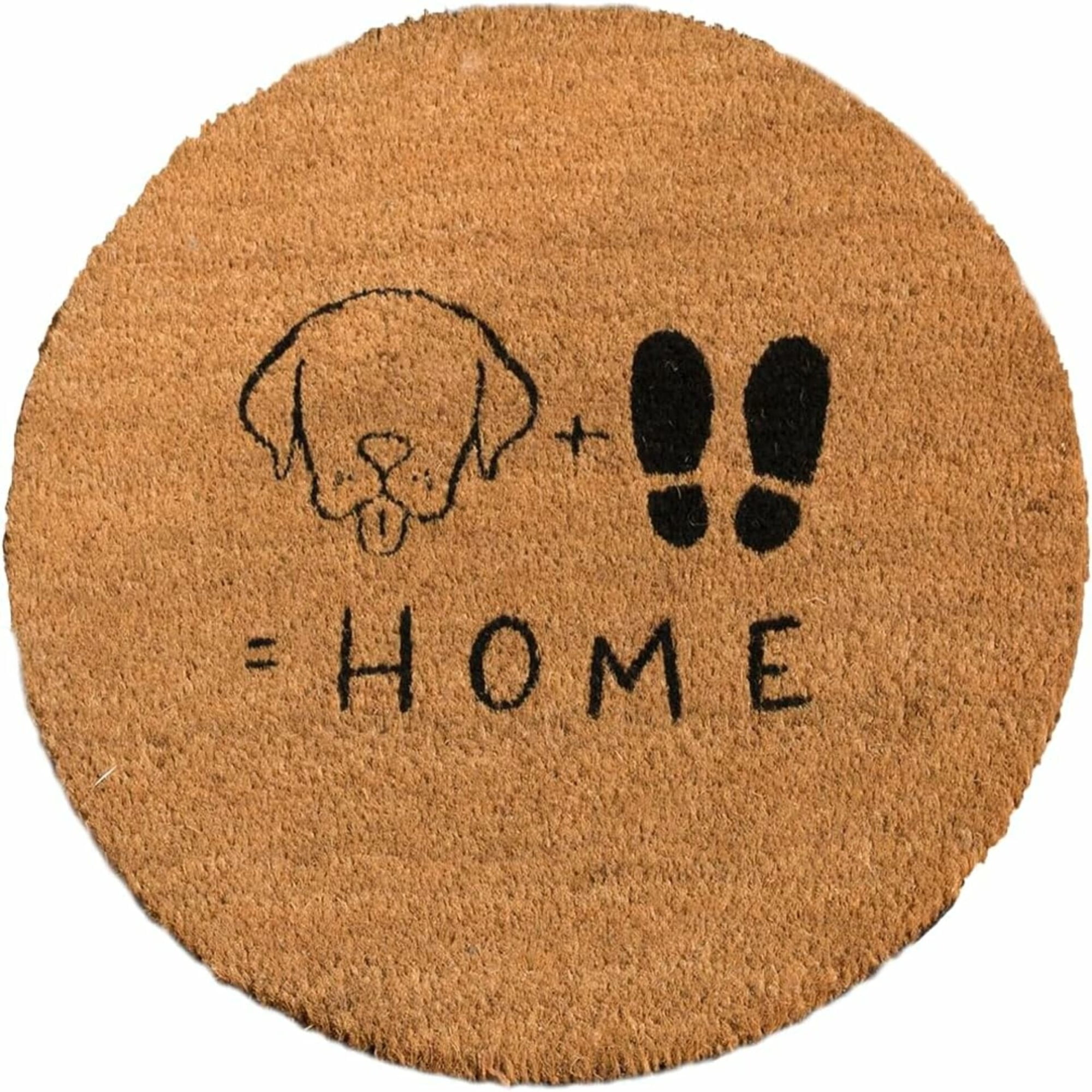 4 Cats & Dogs: Convertible 27 x 43.5" Entrance Mat, Dog Feet & Home (Includes Round Core & Frame)