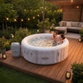 thumbnail image 2 of Bestway SaluSpa Cancun 2-4 Person Inflatable Hot Tub, Round Energy-Efficient Spa, 71"x26", 2 of 8