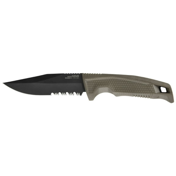 SOG Knives Recondo FX Fixed Blade Knife 440C Serrated & Dark Earth Rubber