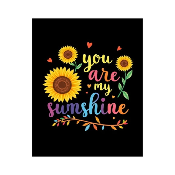 Paint By Numbers Kit for Adults Beginner - DIY Sunflowers You Are My Sunshine Canvas Painting Kits for Adults, Frameless Paint By Number for Adults for Home Wall Decor 16x20 Inch