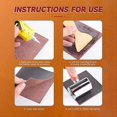 thumbnail image 5 of Leather Press Edge Roller Leather Glue Laminating Roller with Scraper, 5 of 5
