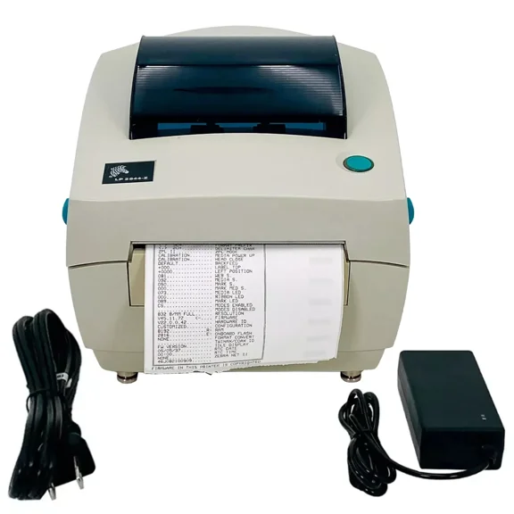 Restored Zebra LP2844-Z Direct Thermal Label Printer – 203 dpi, 4.09" Print Width, Ethernet & USB Connectivity, 4" Per Second Print Speed (Refurbished)