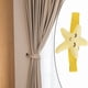 thumbnail image 4 of Abrazaderas elásticas para cortinas de ventana, correas para cortinas, alzapaños para cortinas Estrella amarilla, 4 of 9