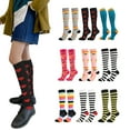 thumbnail image 3 of thinson Chaussettes de Compression 20-30mmhg Longueur Genou Bas de Sport pour Unisexe Course Cyclisme Blanc Noir P/M, 3 of 7